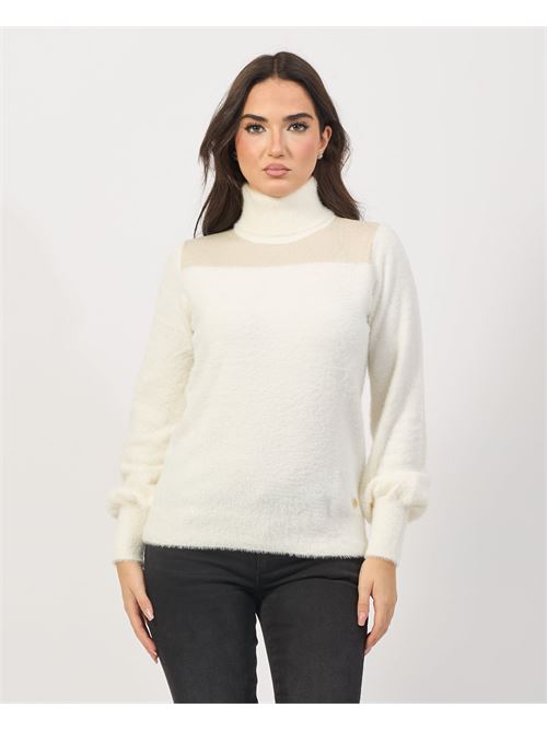 Yes Zee Women's Mohair Effect Turtleneck Sweater YES ZEE | M076-IS000157